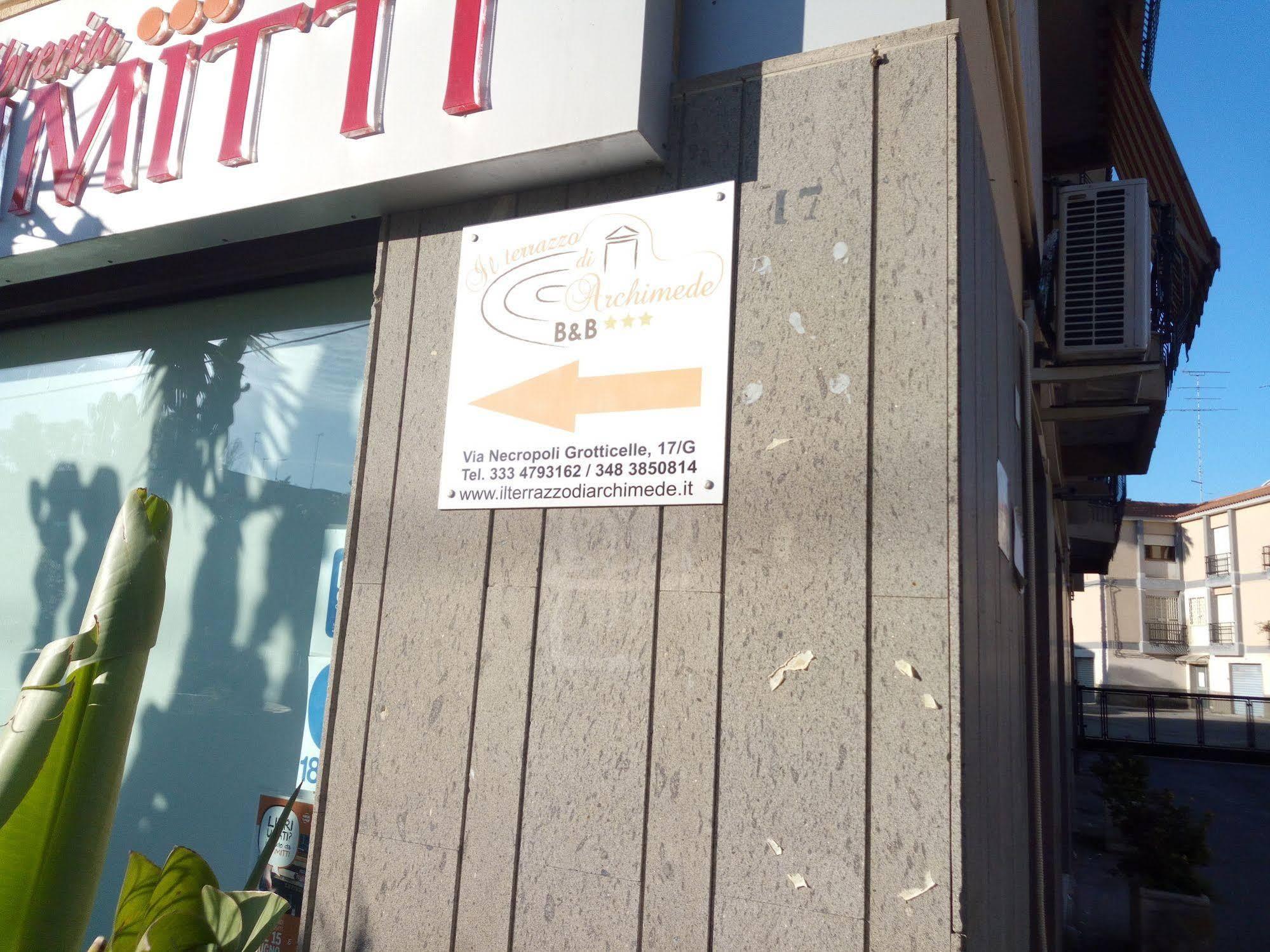 Affittacamere Il Terrazzo Di Archimede Syracuse Ngoại thất bức ảnh
